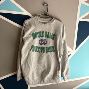 Notre Dame Original-retro-brand Men's Grey Sweatshirt